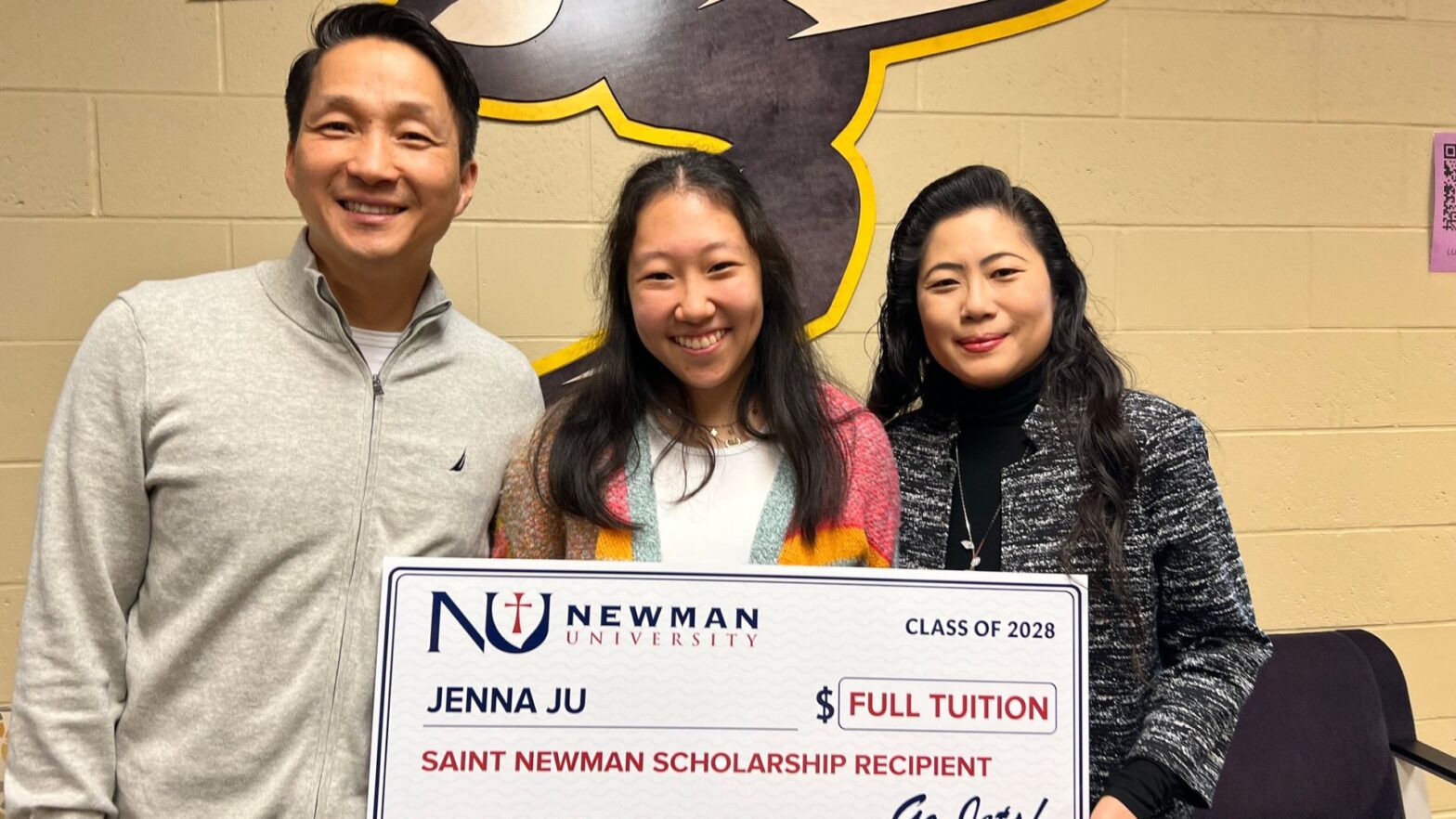 St. Newman full-tuition scholarship goes to Jenna Ju